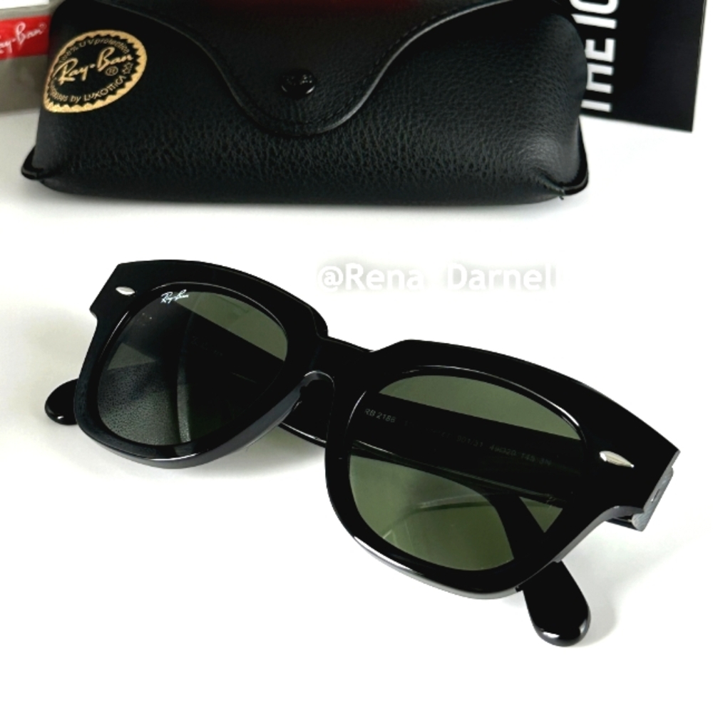 Ray-Ban State Street RB2186 Black New - Picture 4 of 16